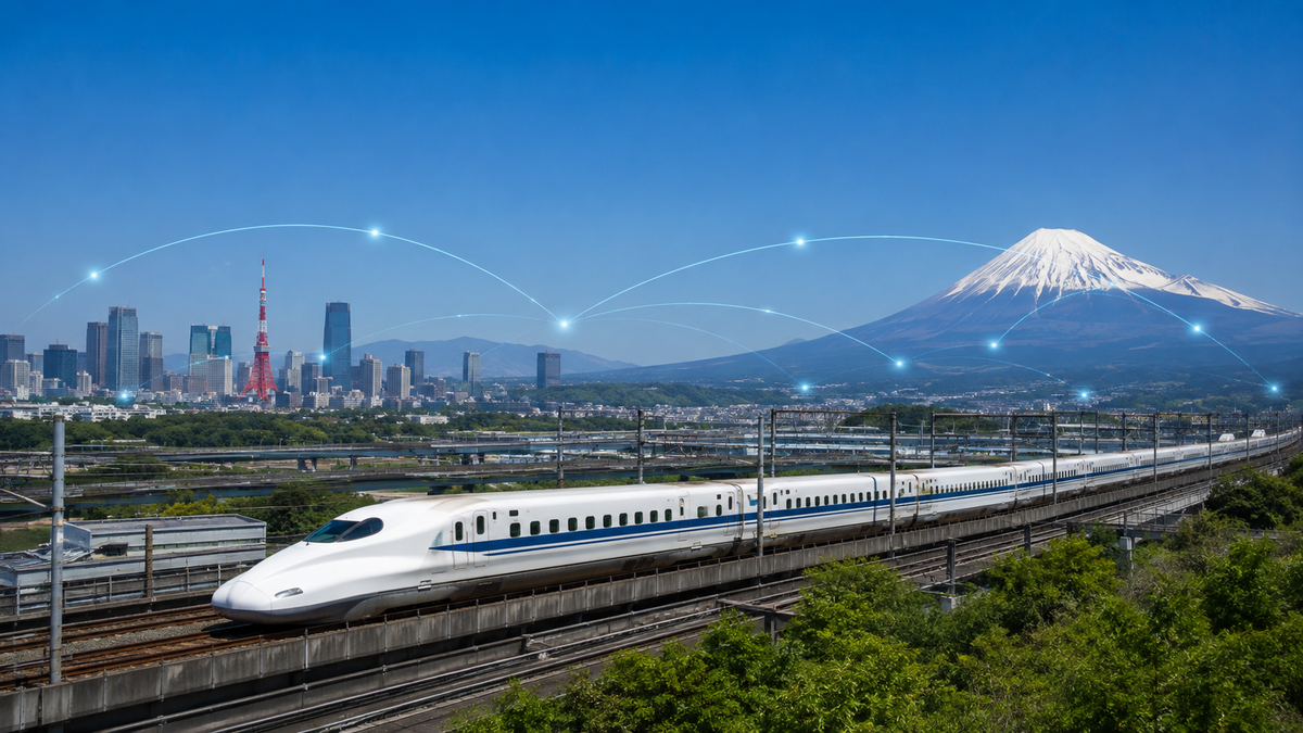 Japan eSIM coverage across Tokyo, Mount Fuji and the Shinkansen route