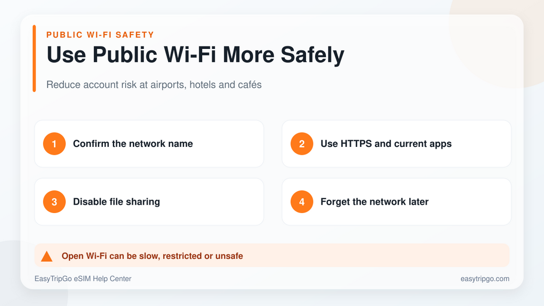 How to use public Wi-Fi more safely while traveling