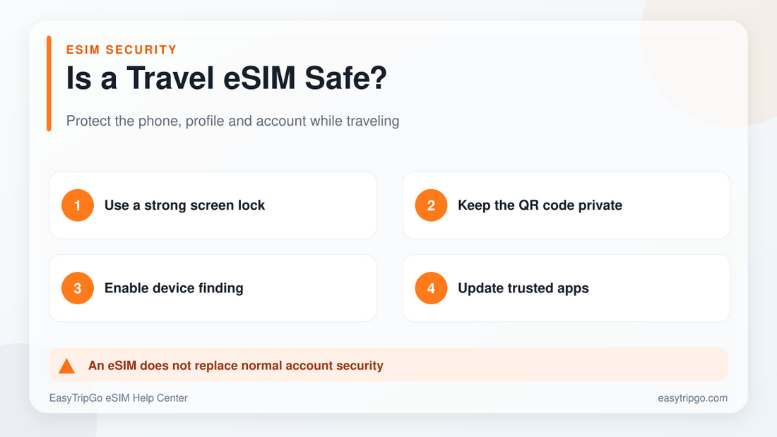 Is a travel eSIM safe? Four security steps for travelers