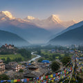 International roaming eSIM for Nepal, compatible with local networks, includes QR code for quick activation.